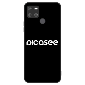 Szilikon tok erre a típusra Realme C21Y - Picasee - new logo - white