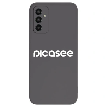 Picasee fekete szilikon tok az alábbi mobiltelefonokra Samsung Galaxy M13 M135F - Picasee - new logo - white