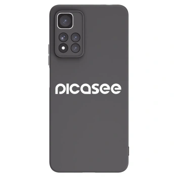 Picasee fekete szilikon tok az alábbi mobiltelefonokra Xiaomi Redmi Note 11 Pro+ 5G - Picasee - new logo - white
