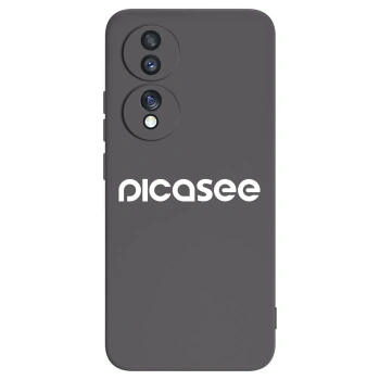 Picasee fekete szilikon tok az alábbi mobiltelefonokra Honor 70 - Picasee - new logo - white