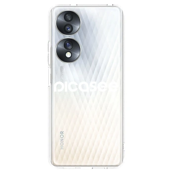 Picasee átlátszó szilikon tok az alábbi mobiltelefonokra Honor 70 - Picasee - new logo - white