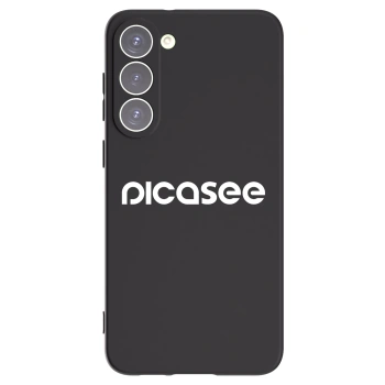 Picasee fekete szilikon tok az alábbi mobiltelefonokra Samsung Galaxy S23+ 5G - Picasee - new logo - white