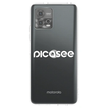 Picasee átlátszó szilikon tok az alábbi mobiltelefonokra Motorola Moto G72 - Picasee - new logo - white
