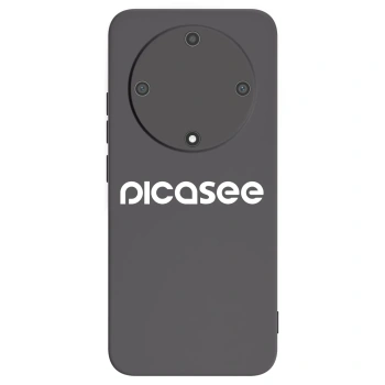 Picasee fekete szilikon tok az alábbi mobiltelefonokra Honor Magic5 Lite 5G - Picasee - new logo - white