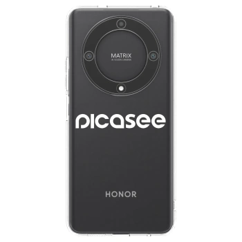 Picasee átlátszó szilikon tok az alábbi mobiltelefonokra Honor Magic5 Lite 5G - Picasee - new logo - white