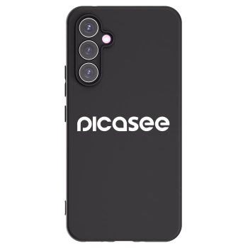 Picasee fekete szilikon tok az alábbi mobiltelefonokra Samsung Galaxy A54 5G A546B - Picasee - new logo - white