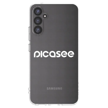 Picasee átlátszó szilikon tok az alábbi mobiltelefonokra Samsung Galaxy A34 5G A346B - Picasee - new logo - white