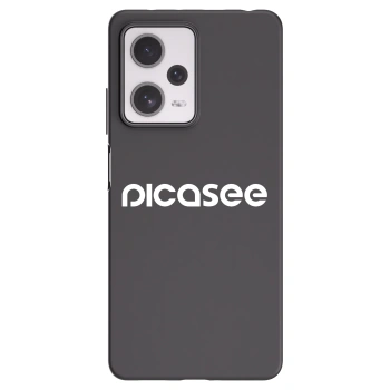 Picasee fekete szilikon tok az alábbi mobiltelefonokra Xiaomi Redmi Note 12 Pro+ 5G - Picasee - new logo - white
