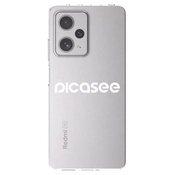 Picasee átlátszó szilikon tok az alábbi mobiltelefonokra Xiaomi Redmi Note 12 Pro+ 5G - Picasee - new logo - white