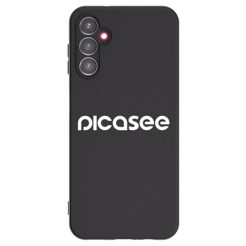 Picasee fekete szilikon tok az alábbi mobiltelefonokra Samsung Galaxy A14 5G A146P - Picasee - new logo - white
