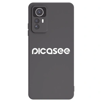 Picasee fekete szilikon tok az alábbi mobiltelefonokra Xiaomi Redmi Note 12S - Picasee - new logo - white