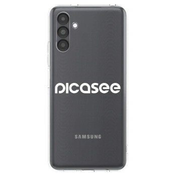 Picasee átlátszó szilikon tok az alábbi mobiltelefonokra Samsung Galaxy A04s A047F - Picasee - new logo - white