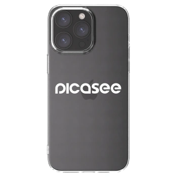 Picasee átlátszó szilikon tok az alábbi mobiltelefonokra Apple iPhone 15 Pro Max - Picasee - new logo - white