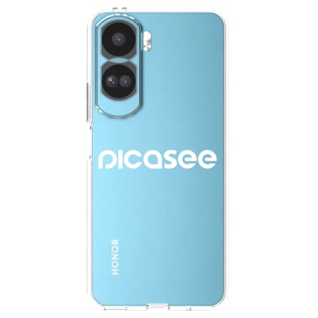 Picasee átlátszó szilikon tok az alábbi mobiltelefonokra Honor 90 Lite 5G - Picasee - new logo - white
