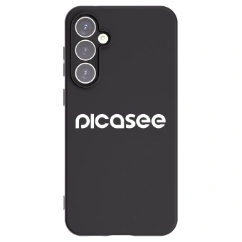 Picasee fekete szilikon tok az alábbi mobiltelefonokra Samsung Galaxy S23 FE S711B - Picasee - new logo - white
