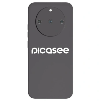 Picasee fekete szilikon tok az alábbi mobiltelefonokra Realme 11 Pro+ - Picasee - new logo - white