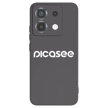 Picasee fekete szilikon tok az alábbi mobiltelefonokra Xiaomi Poco X6 - Picasee - new logo - white