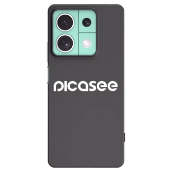 Picasee fekete szilikon tok az alábbi mobiltelefonokra Xiaomi Redmi Note 13 5G - Picasee - new logo - white