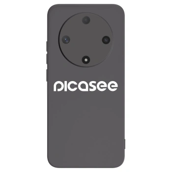 Picasee fekete szilikon tok az alábbi mobiltelefonokra Honor Magic6 Lite 5G - Picasee - new logo - white