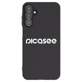 Picasee fekete szilikon tok az alábbi mobiltelefonokra Samsung Galaxy A15 A156B 5G - Picasee - new logo - white