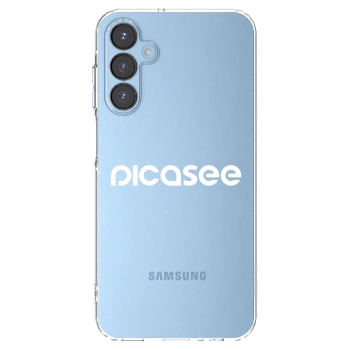 Picasee átlátszó szilikon tok az alábbi mobiltelefonokra Samsung Galaxy A15 A156B 5G - Picasee - new logo - white