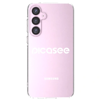 Picasee átlátszó szilikon tok az alábbi mobiltelefonokra Samsung Galaxy A55 5G A556B - Picasee - new logo - white