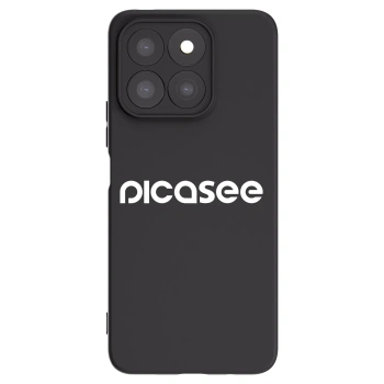 Picasee fekete szilikon tok az alábbi mobiltelefonokra Honor X8b - Picasee - new logo - white
