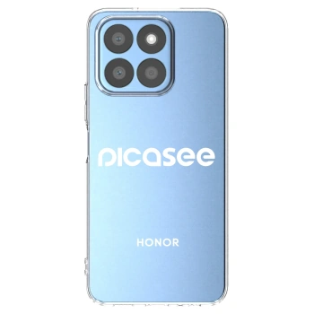 Picasee átlátszó szilikon tok az alábbi mobiltelefonokra Honor X8b - Picasee - new logo - white