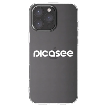 Picasee átlátszó szilikon tok az alábbi mobiltelefonokra Apple iPhone 16 Pro Max - Picasee - new logo - white