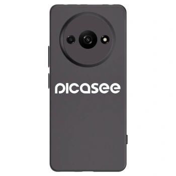 Picasee fekete szilikon tok az alábbi mobiltelefonokra Xiaomi Redmi A3 - Picasee - new logo - white