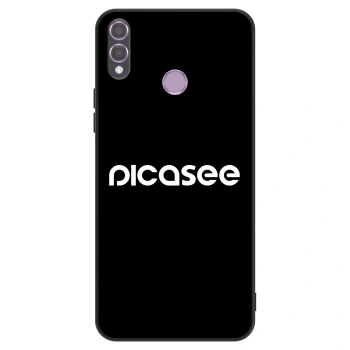 Szilikon tok erre a típusra Honor 8X - Picasee - new logo - white