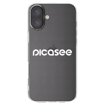 Picasee átlátszó szilikon tok az alábbi mobiltelefonokra Apple iPhone 16 Plus - Picasee - new logo - white