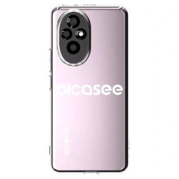 Picasee átlátszó szilikon tok az alábbi mobiltelefonokra Honor 200 5G - Picasee - new logo - white
