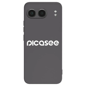 Picasee fekete szilikon tok az alábbi mobiltelefonokra OnePlus Nord 4 - Picasee - new logo - white