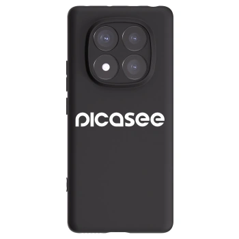Picasee fekete szilikon tok az alábbi mobiltelefonokra Xiaomi Redmi Note 14 Pro 5G - Picasee - new logo - white