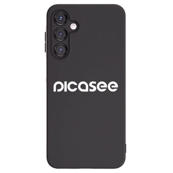 Picasee fekete szilikon tok az alábbi mobiltelefonokra Samsung Galaxy A16 5G - Picasee - new logo - white