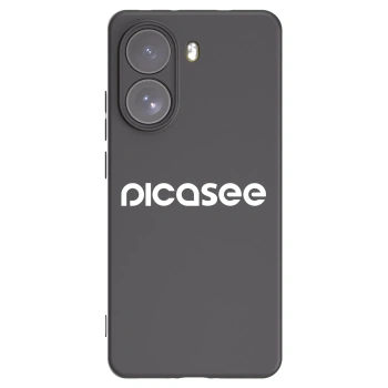 Picasee fekete szilikon tok az alábbi mobiltelefonokra Xiaomi Poco X7 - Picasee - new logo - white