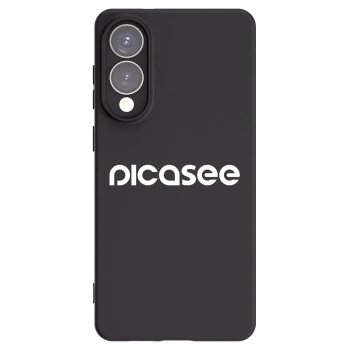 Picasee fekete szilikon tok az alábbi mobiltelefonokra Samsung Galaxy S25 Edge 5G - Picasee - new logo - white