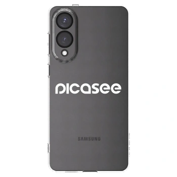 Picasee átlátszó szilikon tok az alábbi mobiltelefonokra Samsung Galaxy S25 Edge 5G - Picasee - new logo - white
