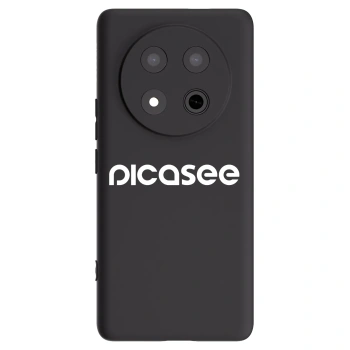 Picasee fekete szilikon tok az alábbi mobiltelefonokra Honor Magic7 Lite 5G - Picasee - new logo - white