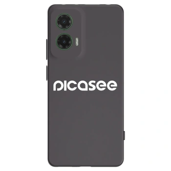 Picasee fekete szilikon tok az alábbi mobiltelefonokra Motorola Moto G35 5G - Picasee - new logo - white