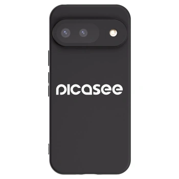 Picasee fekete szilikon tok az alábbi mobiltelefonokra Google Pixel 9 - Picasee - new logo - white