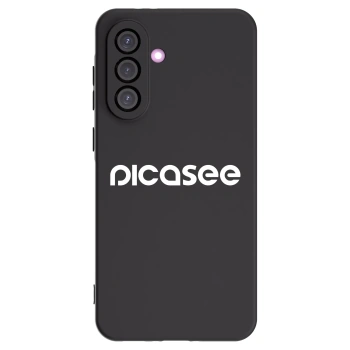 Picasee fekete szilikon tok az alábbi mobiltelefonokra Samsung Galaxy A56 5G A566B - Picasee - new logo - white