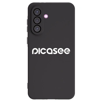 Picasee fekete szilikon tok az alábbi mobiltelefonokra Samsung Galaxy A36 5G - Picasee - new logo - white
