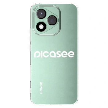 Picasee átlátszó szilikon tok az alábbi mobiltelefonokra Honor 400 Lite 5G - Picasee - new logo - white
