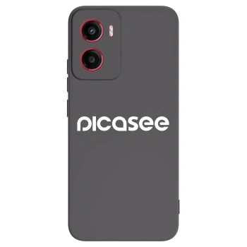 Picasee fekete szilikon tok az alábbi mobiltelefonokra Motorola Moto G05 - Picasee - new logo - white