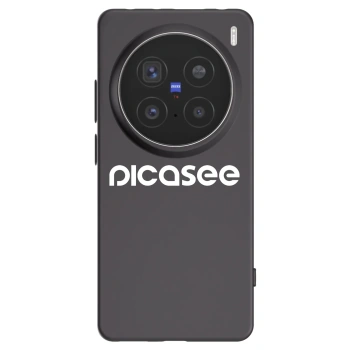 Picasee fekete szilikon tok az alábbi mobiltelefonokra Vivo X200 Pro - Picasee - new logo - white