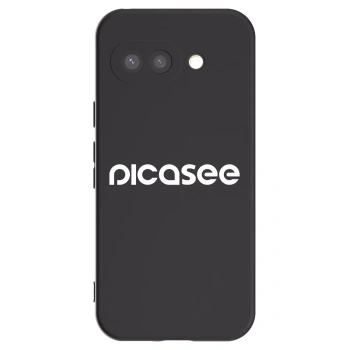 Picasee fekete szilikon tok az alábbi mobiltelefonokra Google Pixel 9a - Picasee - new logo - white