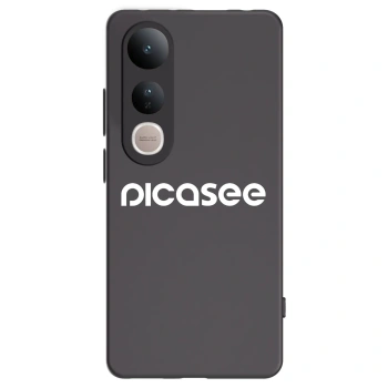 Picasee fekete szilikon tok az alábbi mobiltelefonokra Vivo V50 Lite 5G - Picasee - new logo - white
