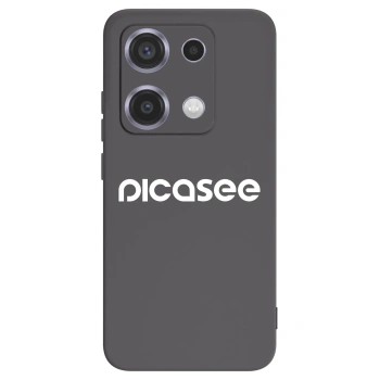 Picasee fekete szilikon tok az alábbi mobiltelefonokra Xiaomi Redmi Note 14S - Picasee - new logo - white